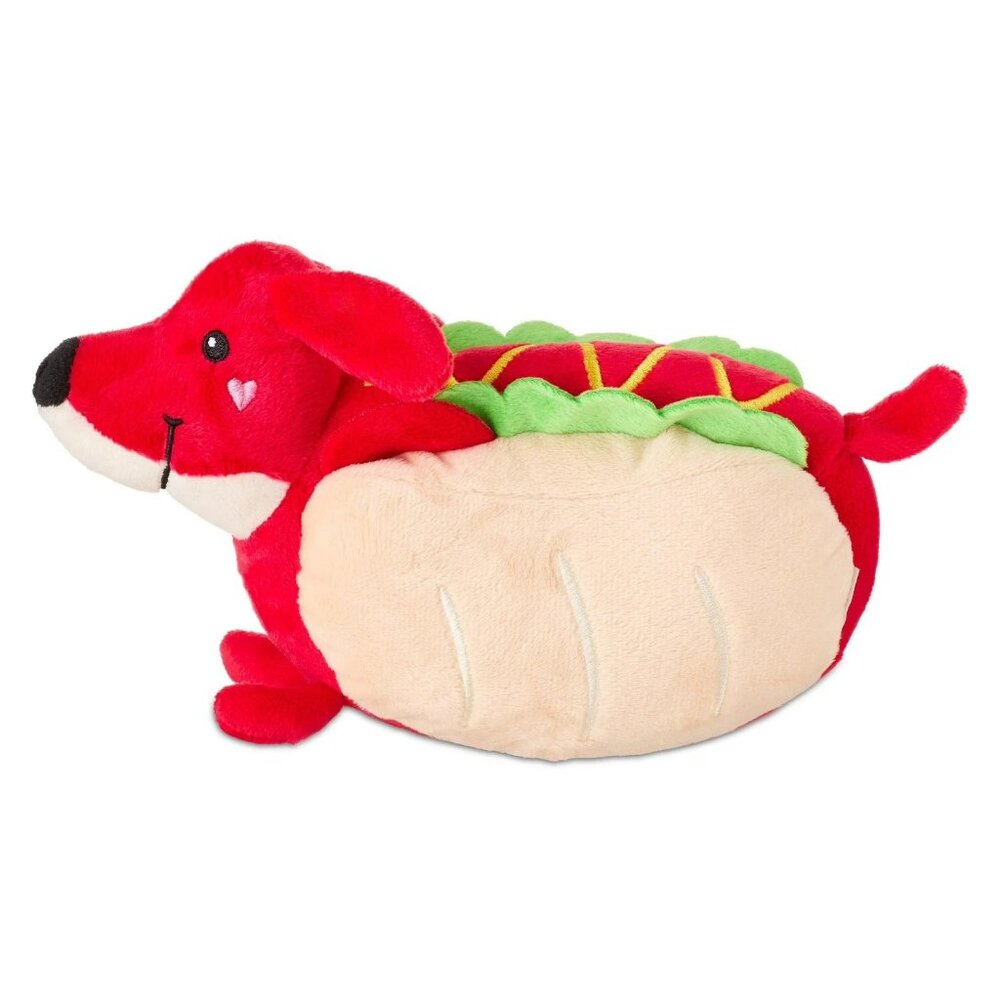 Way To Celebrate 6" Valentines Day Hot Dog Puppy Stuffed Animal Plush